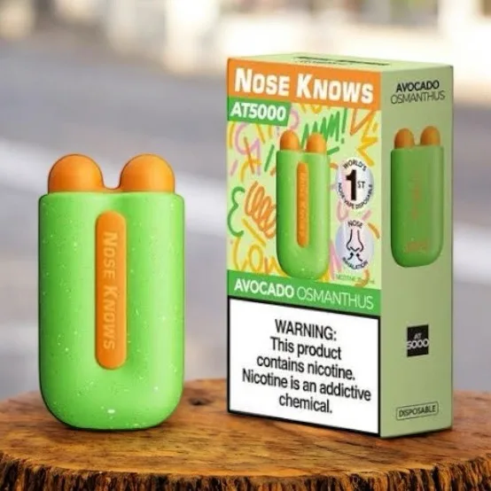 elfbar nachfüll pod läuft aus Nose Knows AT5000 Disposable Vape 10ml 2% main image 1